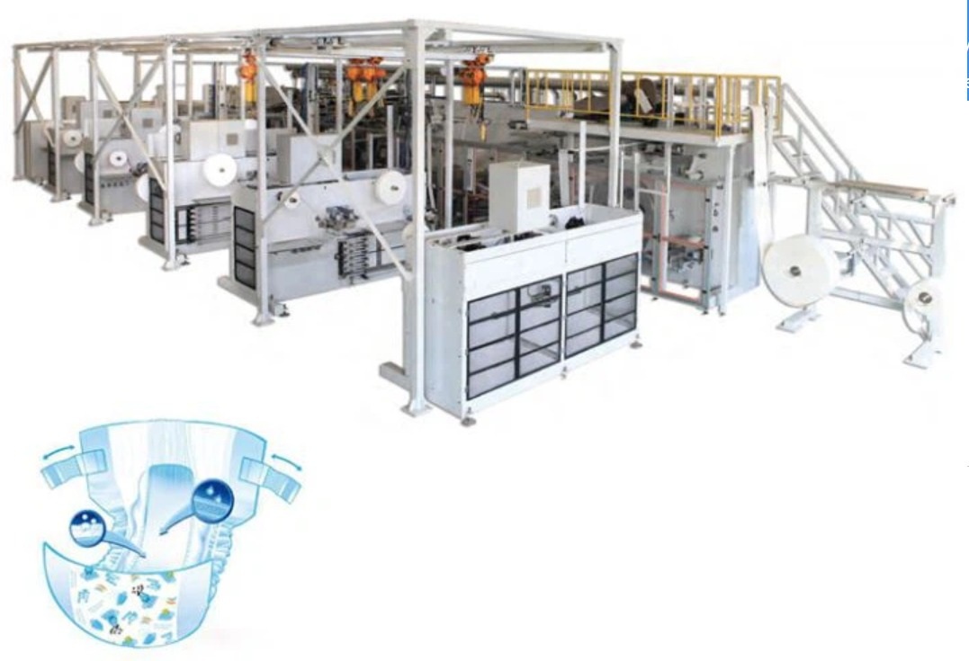 Diaper making machine Diaper making machine